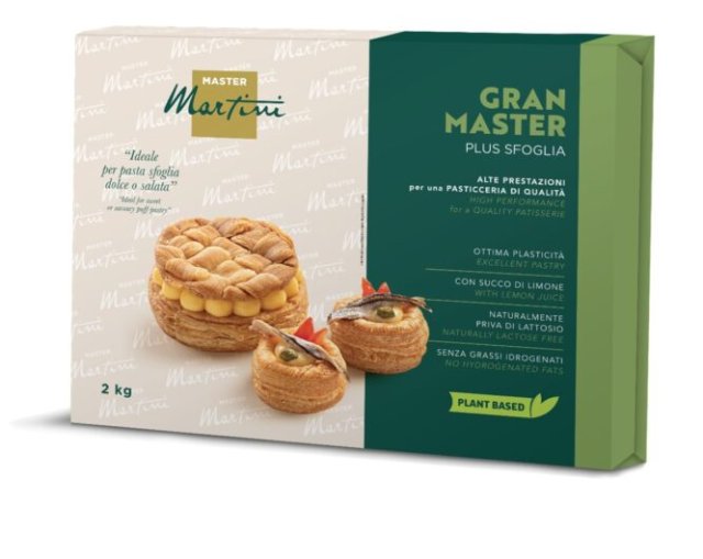 Κουτί Master Martini Gran Master Plus Sfoglia 2kg φύλλου με φωτογραφίες σου και αλμυρής ταρτ.