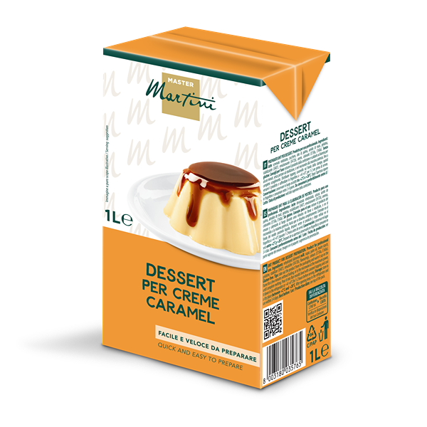 Brik di base pronta per Dessert Creme Caramel per professionisti